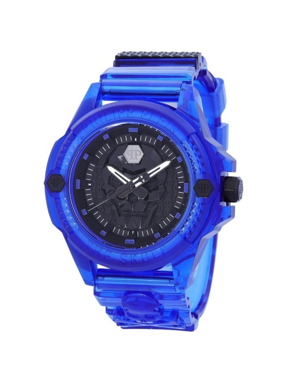 NWT Philipp Plein The Skull Quartz Black Dial Men's Watch